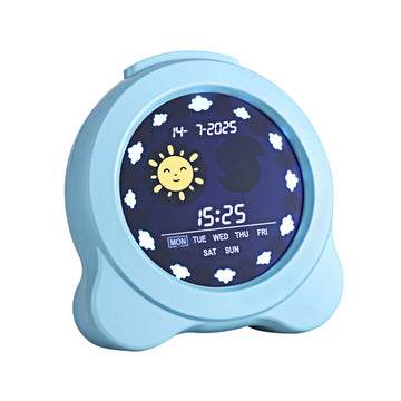 Artiss Digital Day Clock Calendar Alarm Blue 3.8 inch