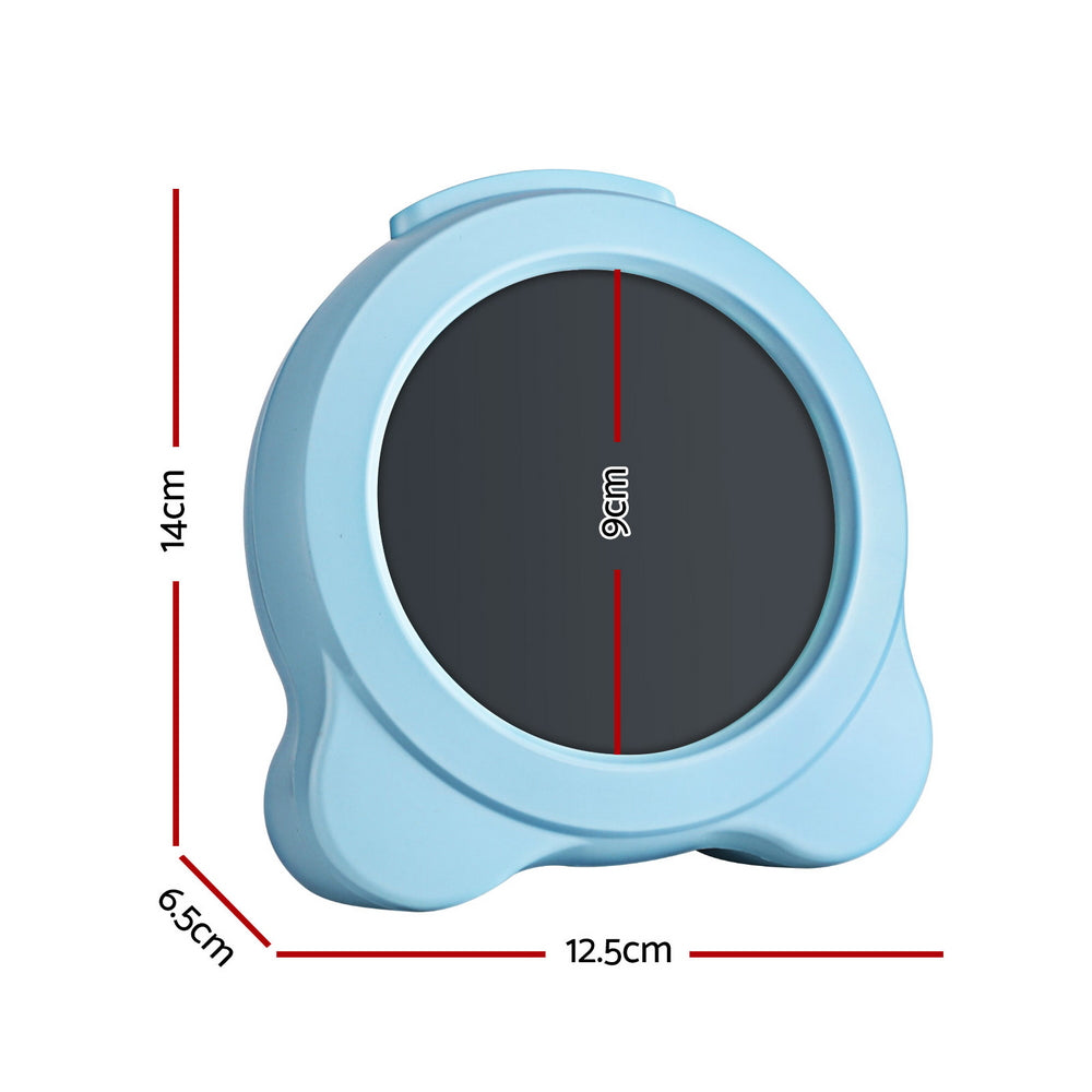 Artiss Digital Day Clock Calendar Alarm Blue 3.8 inch