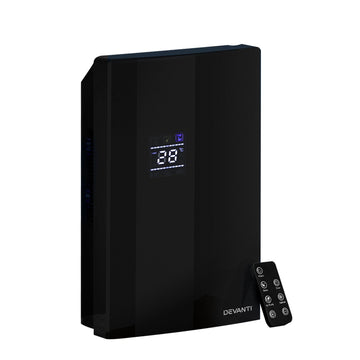 Devanti 2-in-1 Dehumidifier and Air Purifier 2L Black 37cm