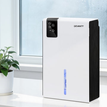 Devanti Smart Dehumidifier with Remote Control Sleep Mode 2000ml White