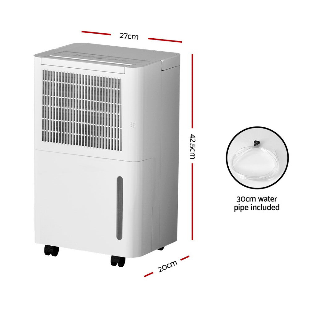 Devanti 2-in-1 Dehumidifier and Air Purifier 12L White