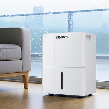Devanti Dehumidifier 30L/Day for Mould and Damp Control 4.7L White