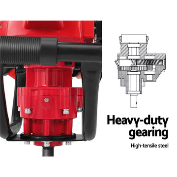 Giantz Post Hole Digger 3-Piece Auger Kit 63cc Petrol