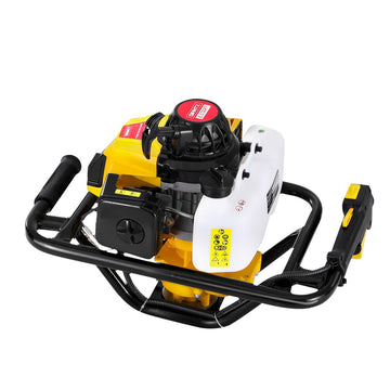 Giantz 63cc Petrol Post Hole Digger Motor Engine Yellow