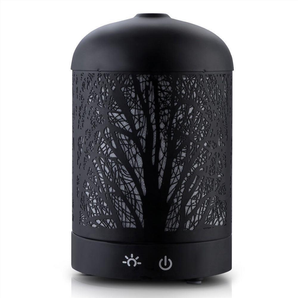 Devanti LED Ultrasonic Aroma Diffuser Black 160ml