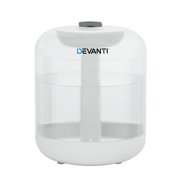 Devanti 4-in-1 Ultrasonic Humidifier and Diffuser 1L White
