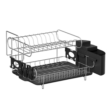 Cefito 2-Tier Dish Drying Rack Stainless Steel