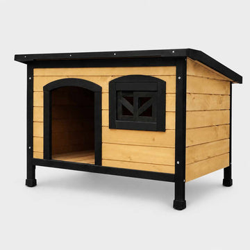 i.Pet Weatherproof Extra Large Outdoor Dog Kennel Fir Wood 92cm