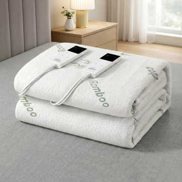 Giselle Electric Blanket Bamboo Fabric Fitted Queen