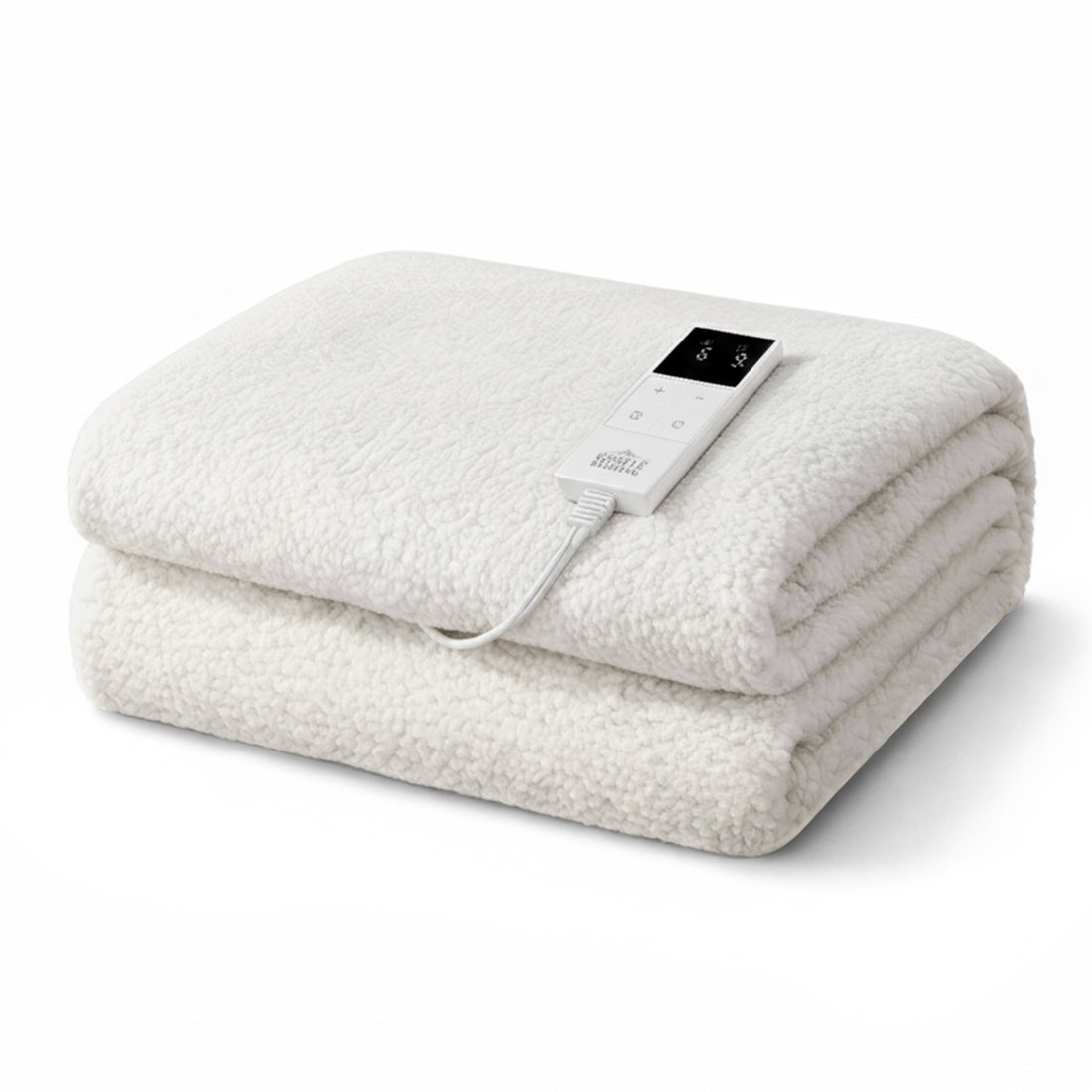 Giselle Electric Blanket Sherpa Fleece Fitted Single