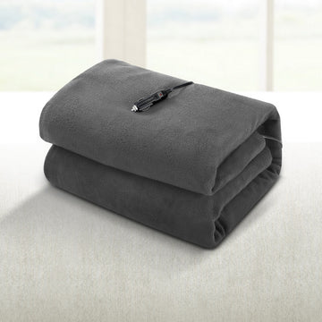 Giselle Bedding Electric Throw Blanket Cozy Fleece Warming Burgundy