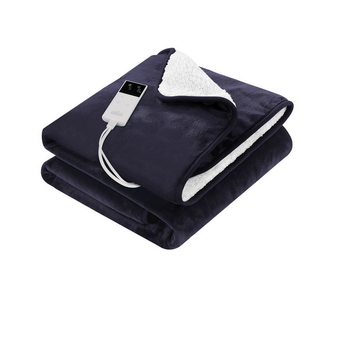 Giselle Bedding Electric Throw Rug 160x130cm Charcoal