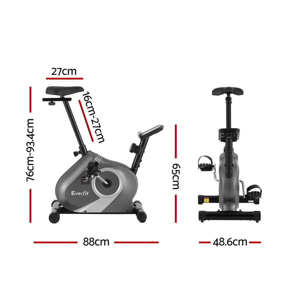 Everfit Under Desk Bike 5kg Flywheel Magnetic 8-Level 120kg