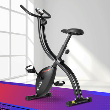 Everfit Folding Exercise Bike Magnetic X-Bike Indoor Cardio