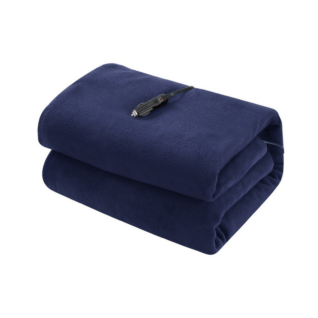 Giselle Bedding Electric Car Blanket Blue Fleece 150 x 110cm
