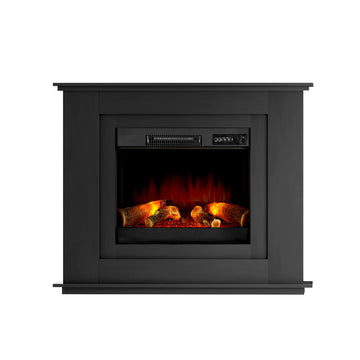 Devanti Electric Mantel Fireplace 2000W Black