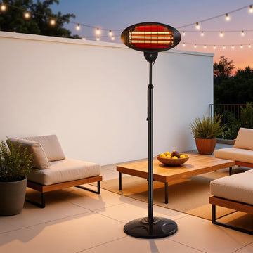 Devanti Outdoor Electric Patio Heater 2000W Black