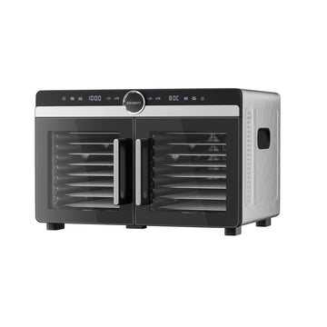 Devanti Dual-Zone Stainless Steel Food Dehydrator 16 Tray