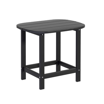 Gardeon Outdoor Coffee Side Table Weatherproof HDPE Black