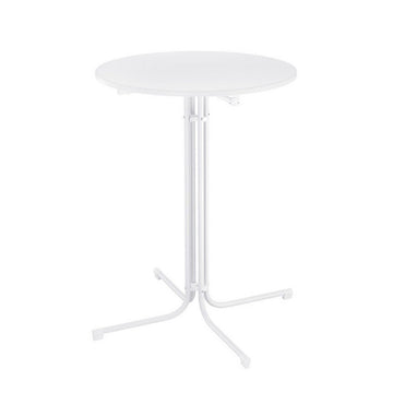 Gardeon Folding Outdoor Bar Table 109cm White