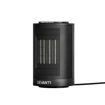 Devanti Fan Heater 1200W PTC Ceramic with LED Thermostat