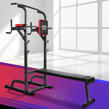 Everfit 8-in-1 Multi-Function Home Gym Station Chin Up Bar