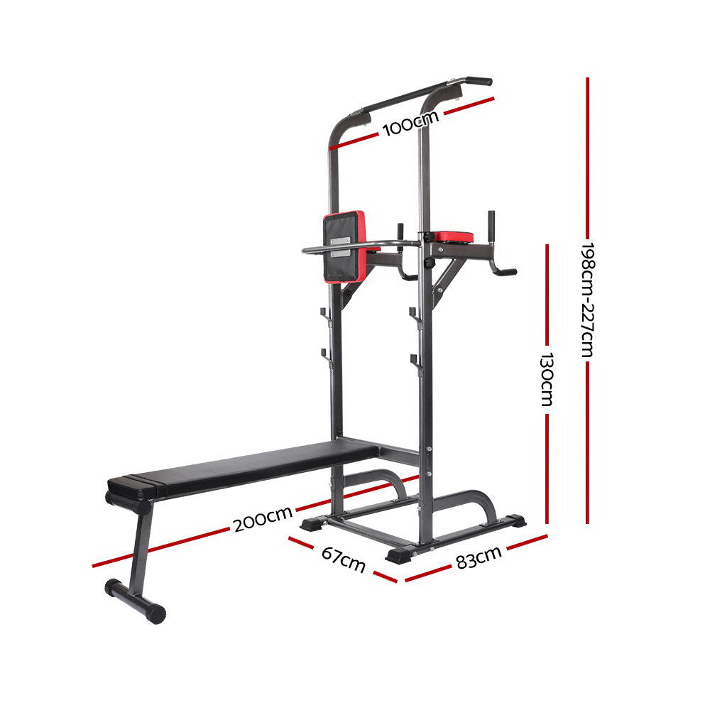 Everfit 8-in-1 Multi-Function Home Gym Station Chin Up Bar