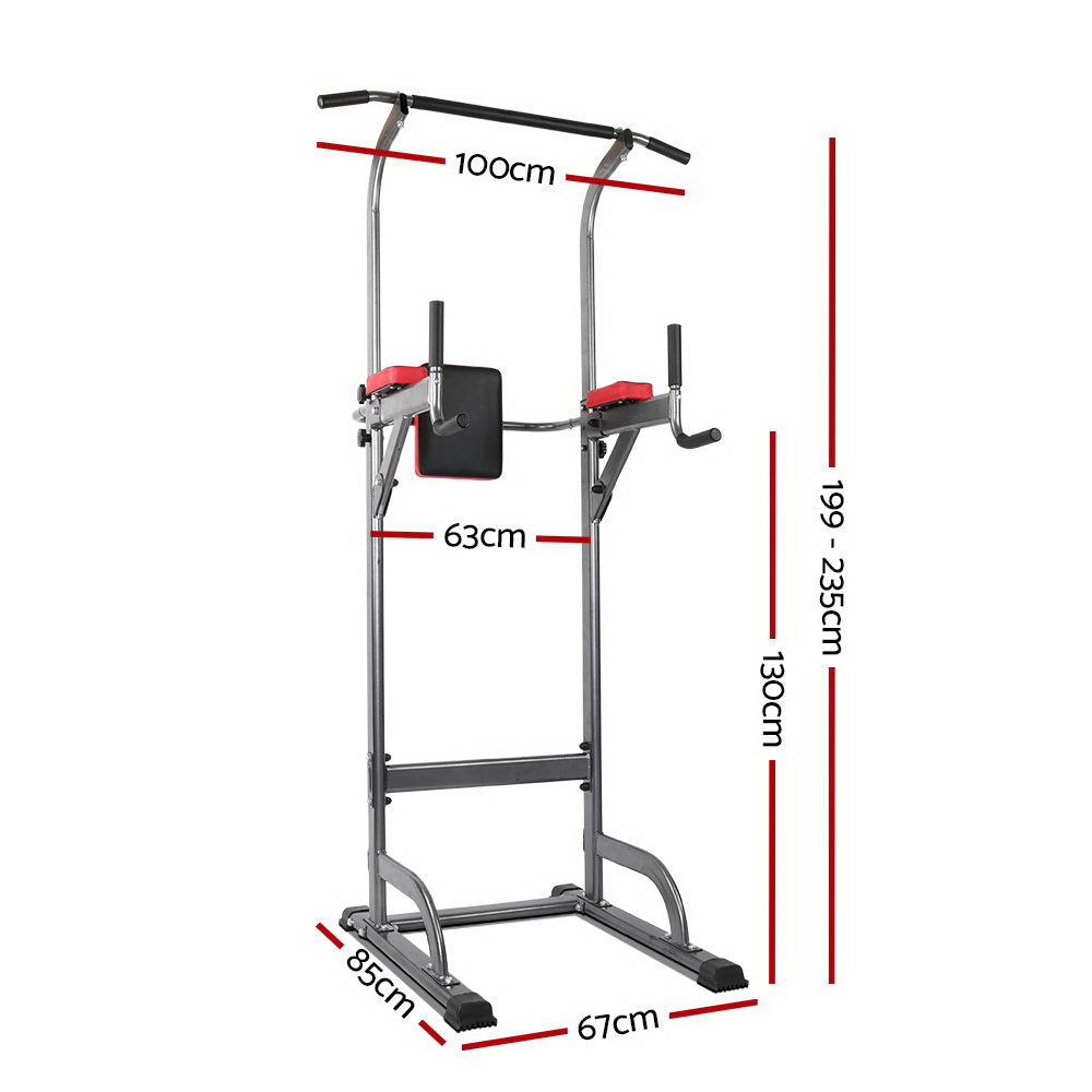 Everfit Pull Up Tower Home Gym 4-in-1 Workout Station 200kg