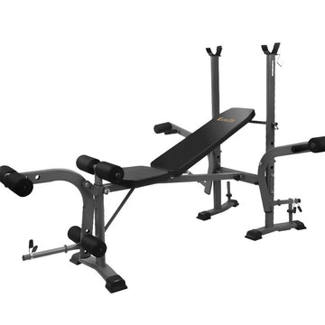 Everfit 8-in-1 Adjustable Weight Bench Station 200kg Black