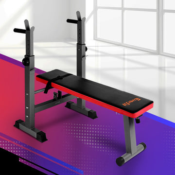 Everfit Squat Rack Weight Bench Home Gym 200kg