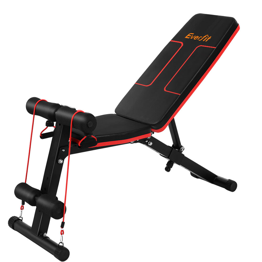 Everfit Adjustable FID Bench with Steel Frame 150kg Capacity