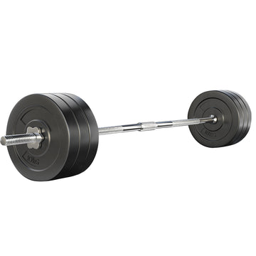 Everfit 68kg Home Gym Barbell Set Rubber Coated Weight Plates