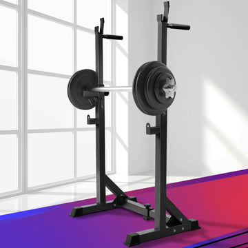 Everfit Steel Squat Rack 300kg Capacity Height Adjustable