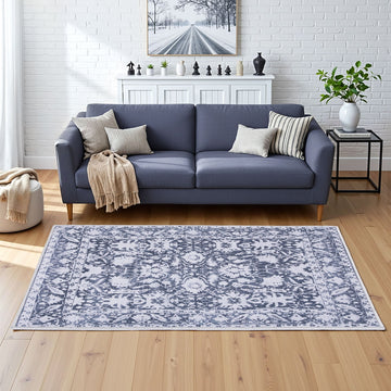 Artiss Soft Velvet Area Rug 120x170cm Anti-Slip Washable Floor Carpet