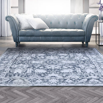 Artiss Short Pile Floor Rug 200x290cm Area Carpet Grey