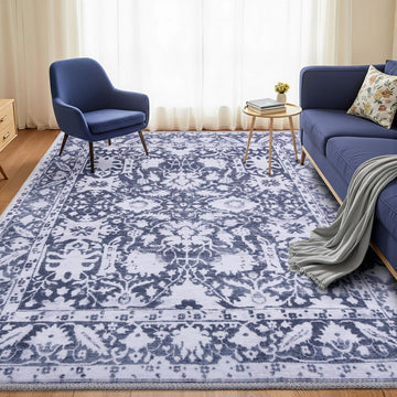 Artiss Soft Velvet Area Rug 240x340cm Anti-Slip Washable Floor Carpet