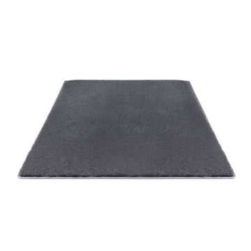 Artiss Plush Shaggy Floor Rug 140x200cm Soft Area Carpet Grey