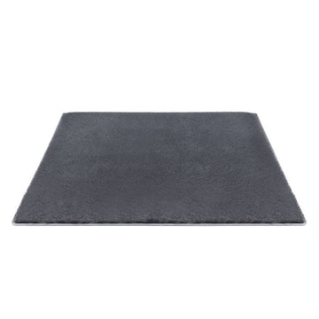 Artiss Plush Shaggy Area Rug Soft Foam Cushion Grey