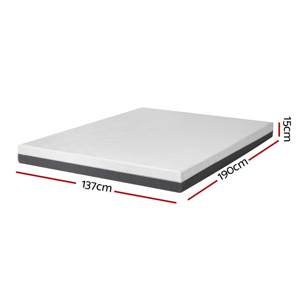 Giselle Bedding Memory Foam Mattress 15cm Double Cooling Gel