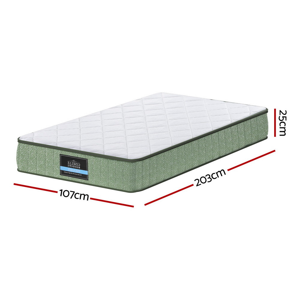 Giselle Bedding Memory Foam Mattress 25cm Cooling Gel King Single