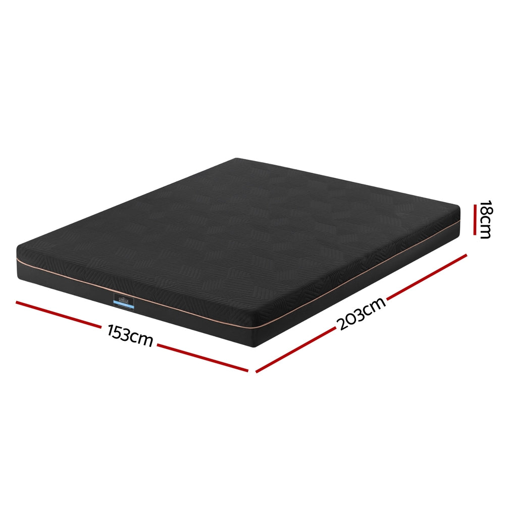 Giselle Bedding Memory Foam Mattress Green Tea Queen 18cm