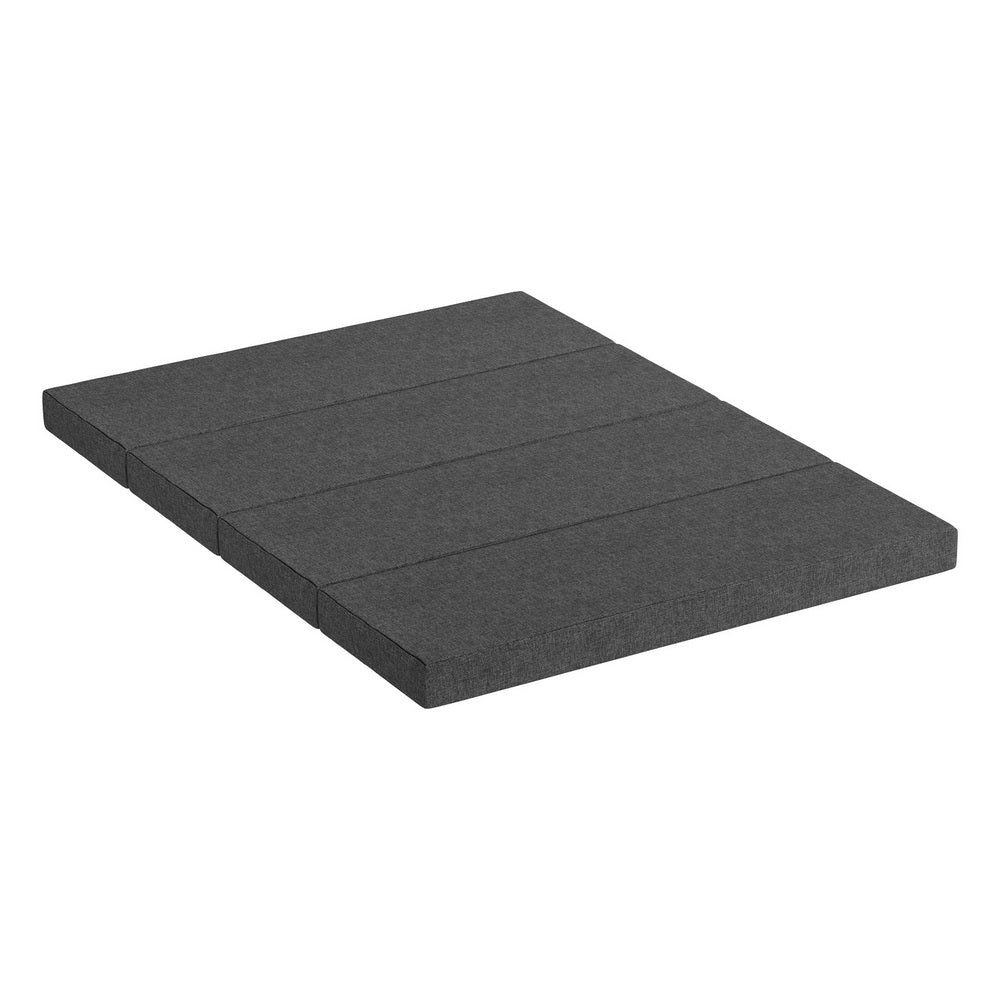 Giselle Bedding Foldable Foam Mattress Queen Size 203cm Grey