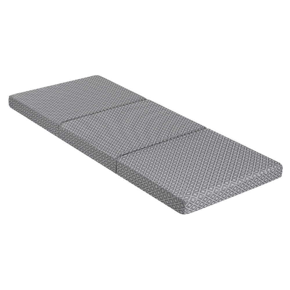 Giselle Foldable Mattress Trifold Memory Foam Sofa Bed Grey