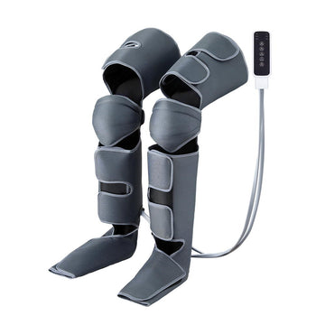 Livemor Air Compression Leg and Foot Massager with Heat Therapy Grey