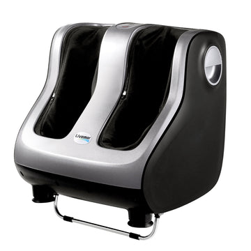 Livemor Foot Massager with Shiatsu Kneading and Roller Massage Silver