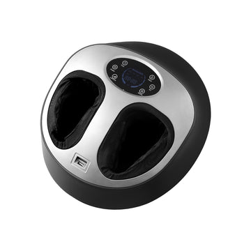 Livemor Heated Foot Massager with Air Pressure Kneading Black