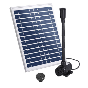 Gardeon Solar Powered Pond Pump Submersible Fountain 3m 610L/H