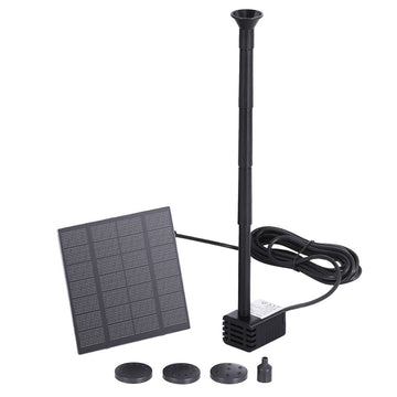 Gardeon Solar Pond Fountain Pump with 4 Spray Heads 0.8m