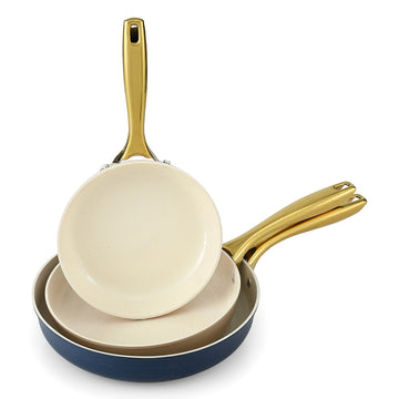 5-star Chef Ceramic Frying Pan Set 21cm 25cm 29cm Multi-colour