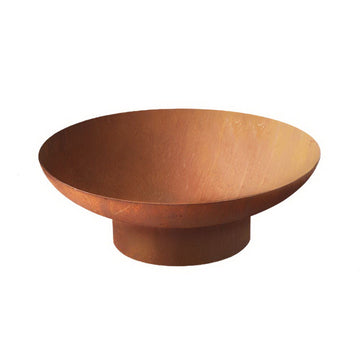 Grillz Steel Fire Pit Bowl Rustic Patina 70cm